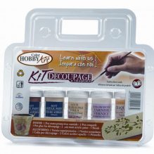 Hobby Art Decoupage Kit in Case - 5 Jars × 25 ml