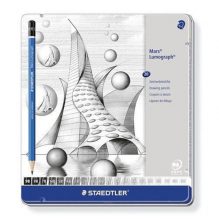 Staedtler Black mars lumograph 20 drawing pencils