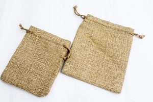 Drawstring Burlap Bag – Available in Two Sizes