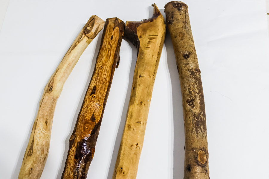 Treated and Painted Wood Branch 70-80cm