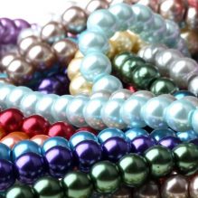 Glass Pearl Branch In A Variety Of Colours Large