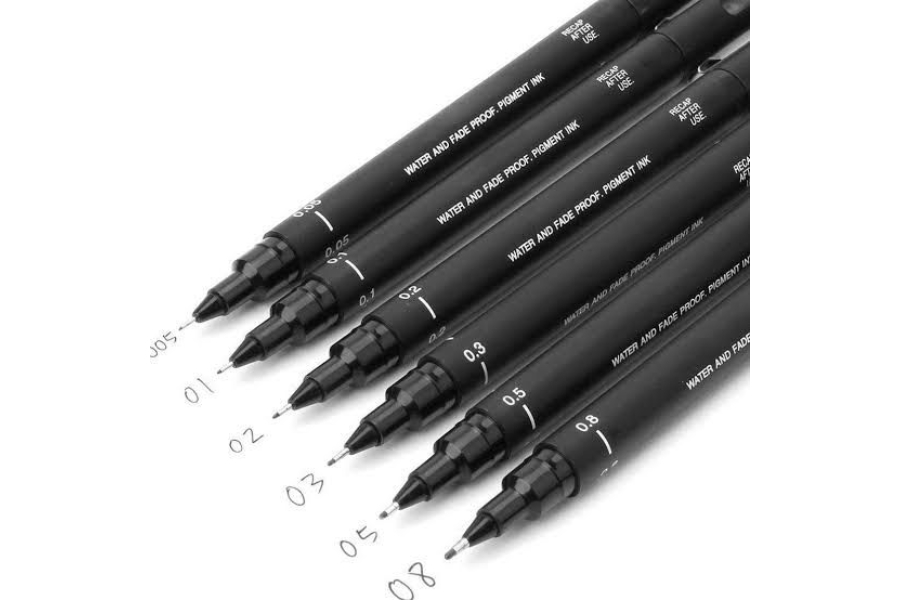 Fineliner Pens - 5 Sizes Available
