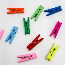wooden clips