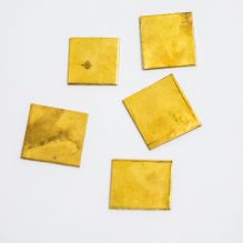 Brass Square Piece 2x2cm