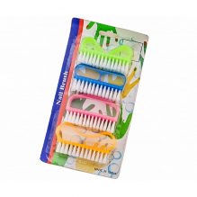 Nail Brush - Set of 4 Multi-Color Brushes