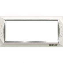 White Hexagonal Electric Wall Cover