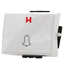 Wide bell switch with indicator light
