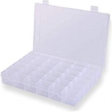 Plastic Organizer Box with Dividers