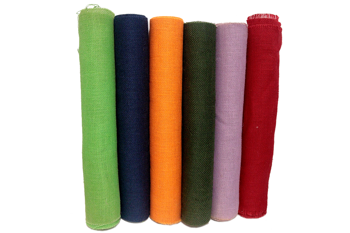 Burlap Fabric Different Colors