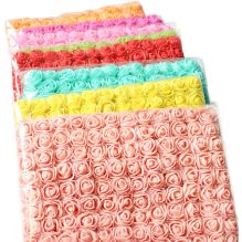 144pcs Mini Foam Rose Artificial Flower Multicolors