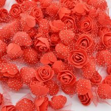 Mini PE Foam Rose Heads Artificial Silk Flowers