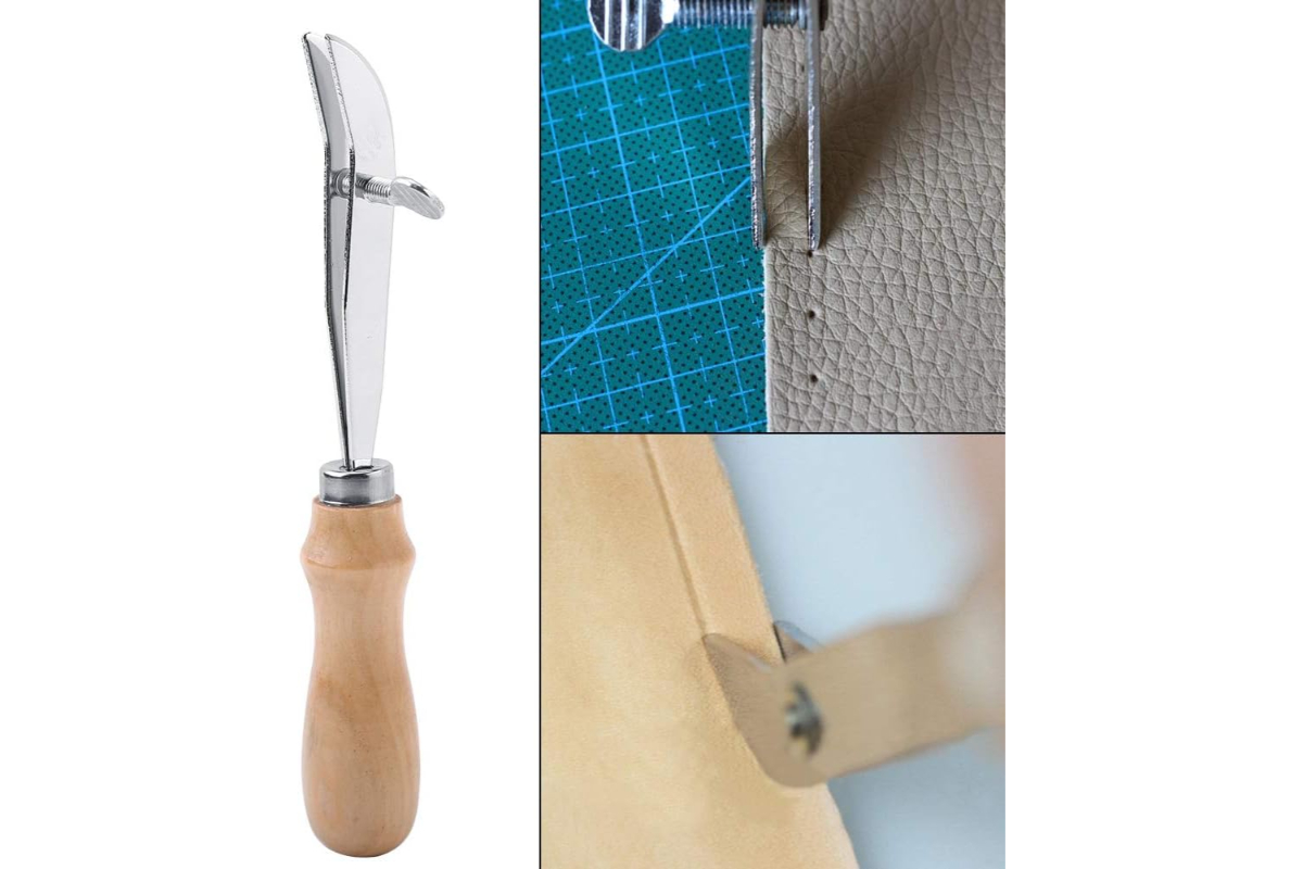 Qiilu Screw Twist Leather Tool For Drawing and Marking Leather - Image 4