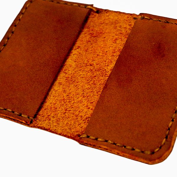 Genuine leather wallet, fully handmade