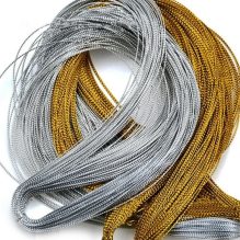 Silver and Gold Serma Thread - 100m