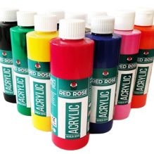 Red Rose Acrylic Paint - 250ml