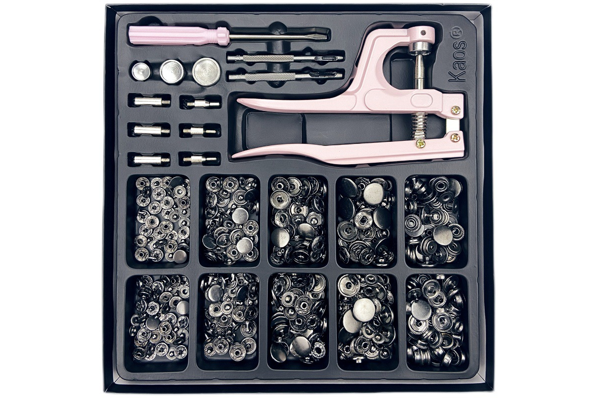 Snap Button Pliers Kit for DIY Clothes Jackets Leather Crafts