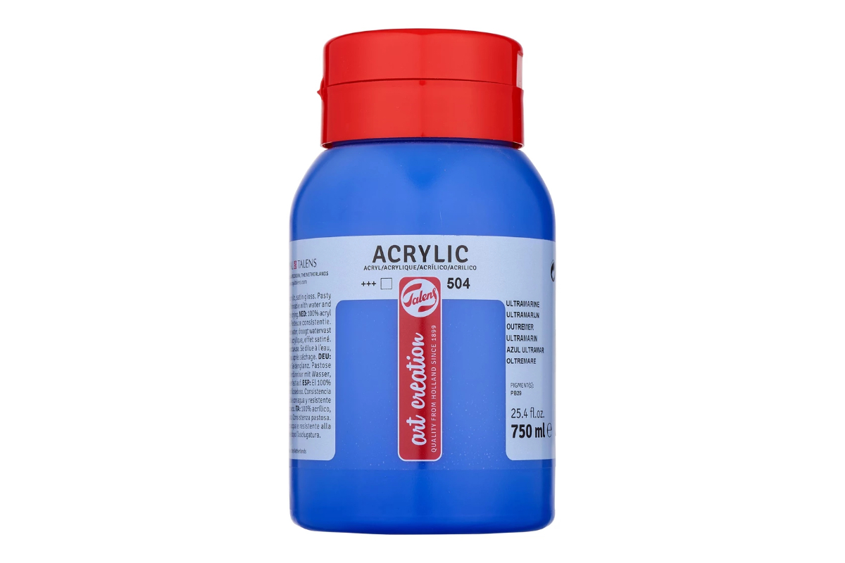 Acrylic Colour Jar 750 ml - Image 6