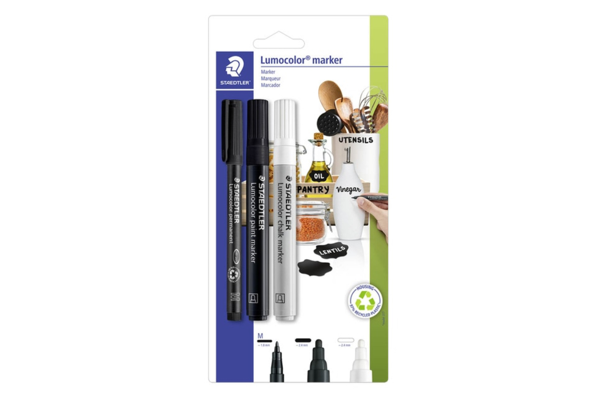Staedtler Pack of 3 Lumocolor Marker