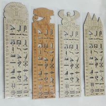 Pharaonic Letters Burning Ruler 20cm