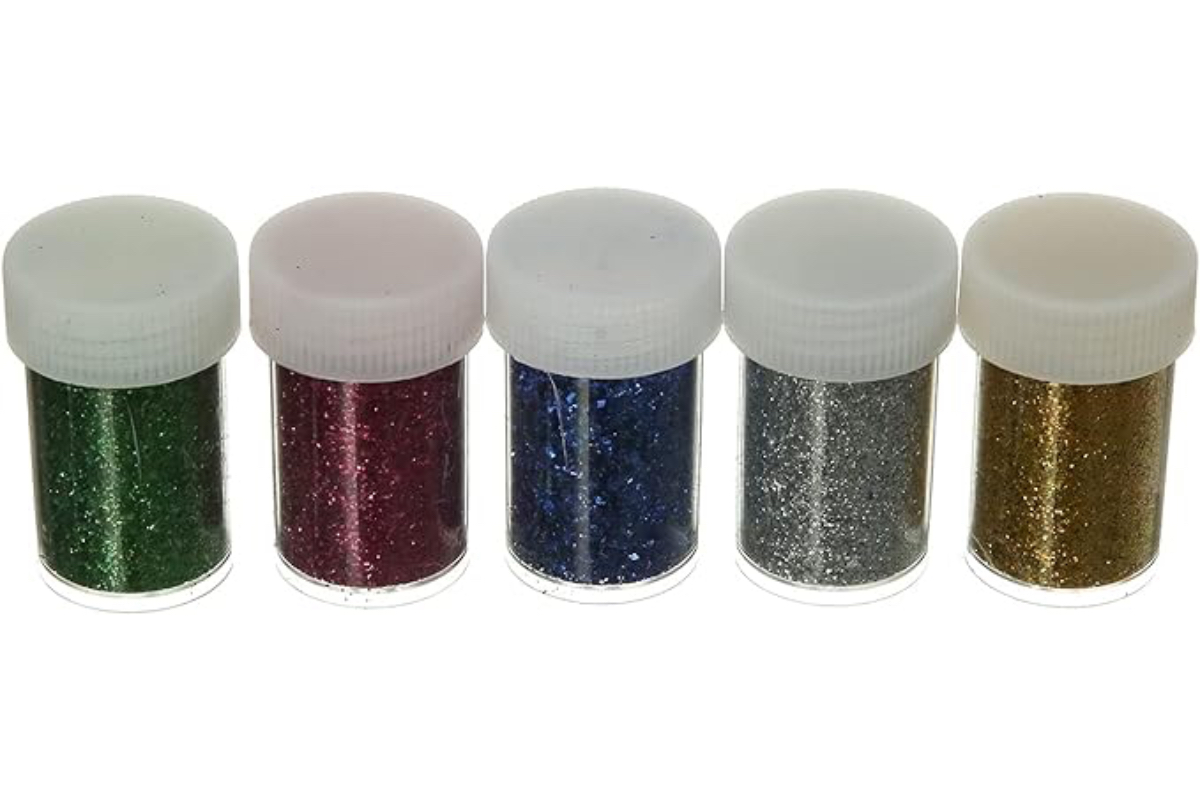 Glitter Powder 6 Colors, Set of 12 Pieces - Image 3