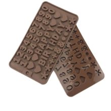 Digital Silicone Chocolate Mold With Numbers