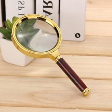 60mm Wooden Handheld Magnifier