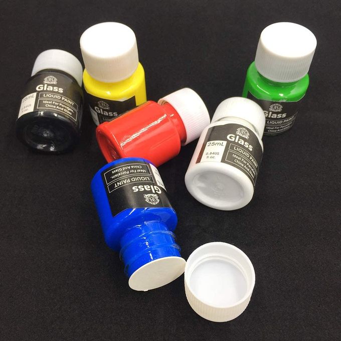Bayte 6 Pieces 25ml Acrylic Paint With 1 Paint Brush 1 Palette - Image 3