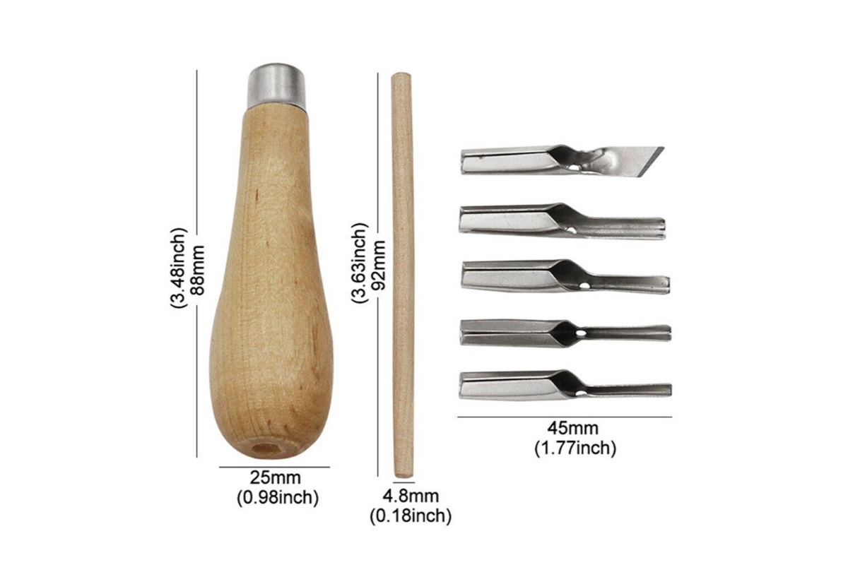 Lino Wooden Blade Carving Set - Image 3