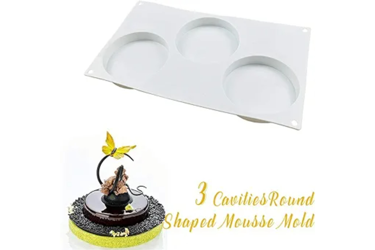 3Cavity Disc Lollipop Candy Chocolate Mold - Image 3