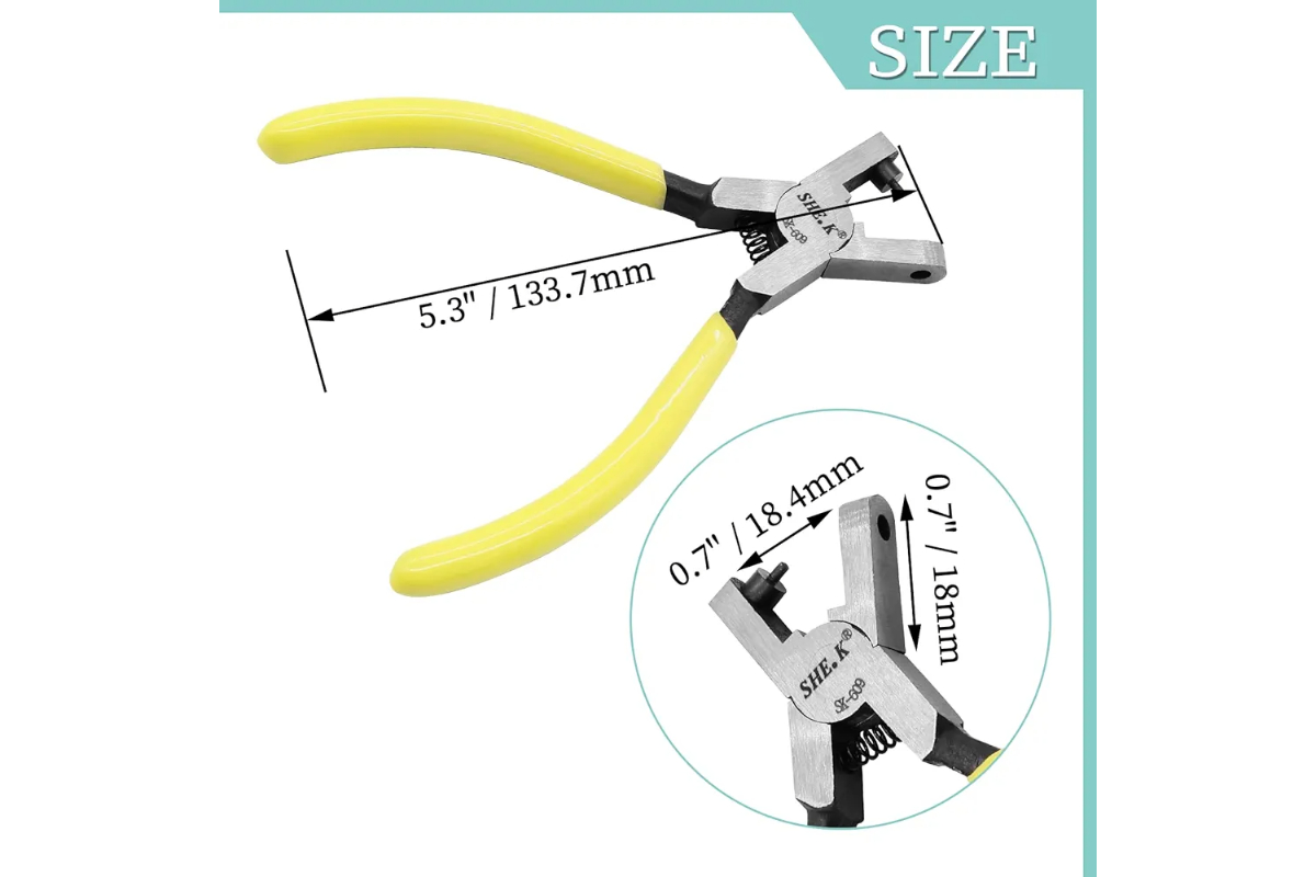 2mm Round Hole Punch Pliers - Image 4