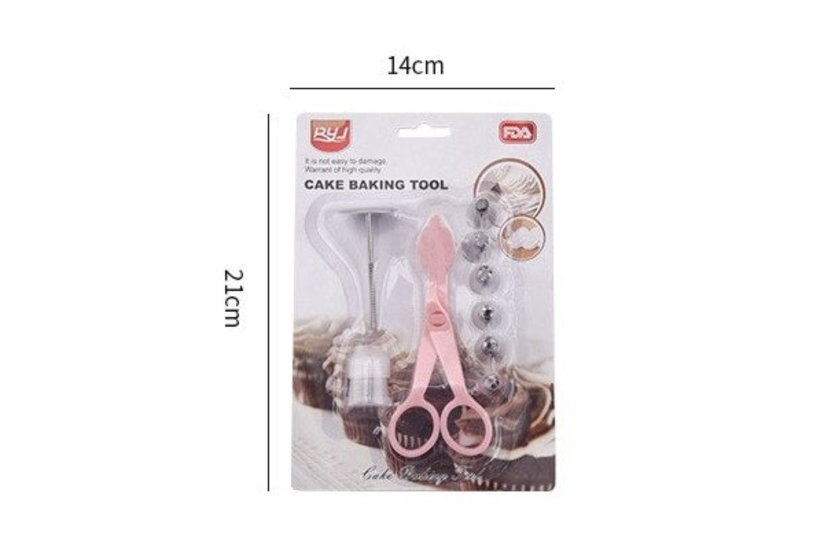 Scissor Flower Nail With 6Pcs Nozzles & Coupler - Image 3