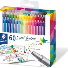 Staedtler Triplus Fineliner Pens Set - 60 Colors