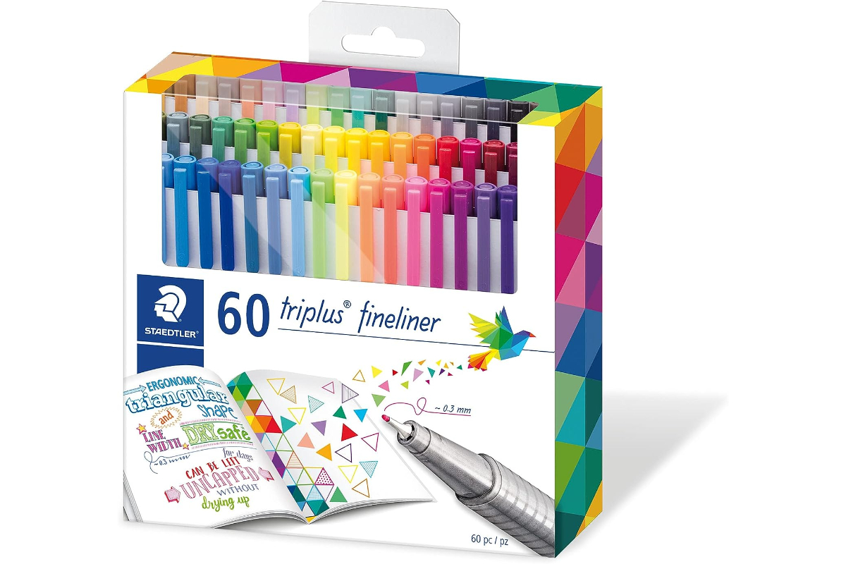 Staedtler Triplus Fineliner Pens Set - 60 Colors