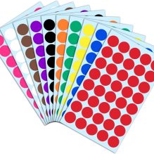 Round Dot Stickers Circle Labels