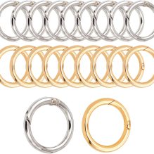 Heavy-Duty Metal Spring O-Ring Clip Set - 25mm (5 Pieces)