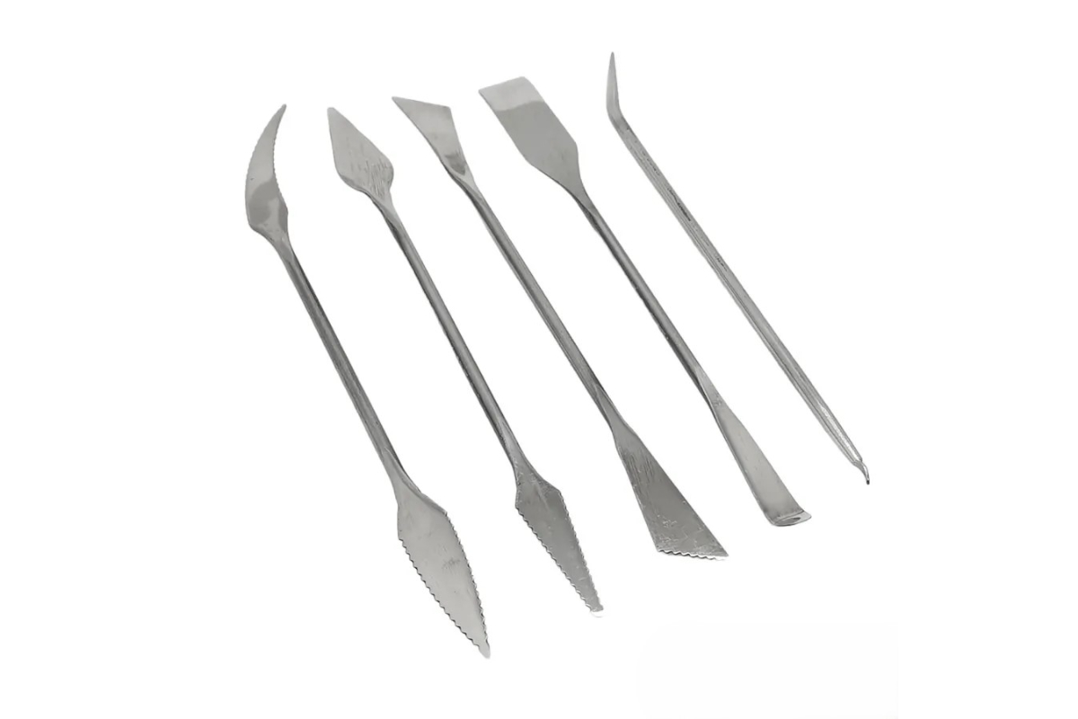 Multifunctional Pottery and Sculpting Tools Set - 5 Pieces