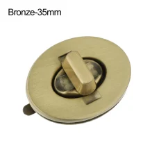 High Quality DIY Handbag Suitcase Metal Twist Locks Durable Padlock Closure Bag Parts