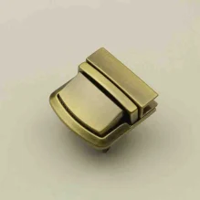 High quality brass color metal shoulder bag clip