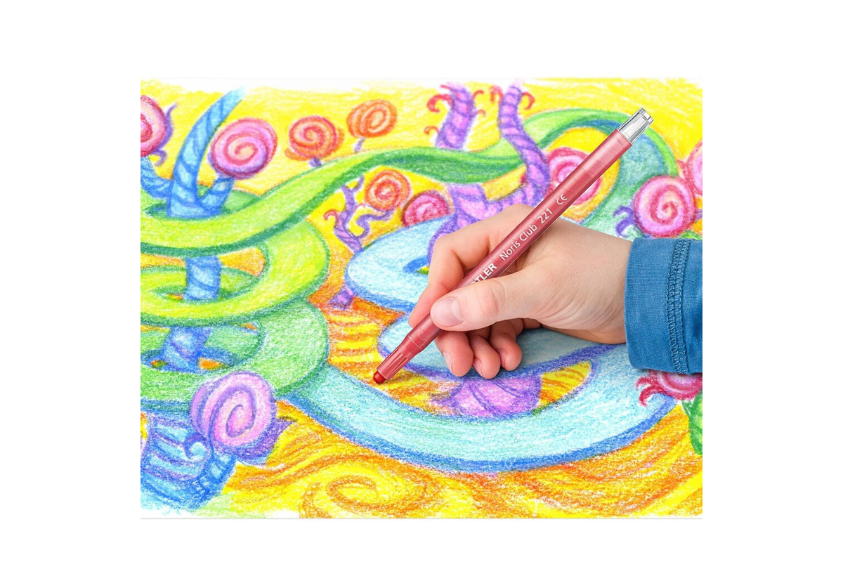 Staedtler Noris Club Twistable Wax Crayons - Set of 12 Colors - Image 5