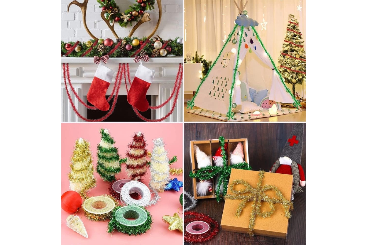 1.5 Meter Craft Tinsel Decoration Ribbon - 2mm - Image 5