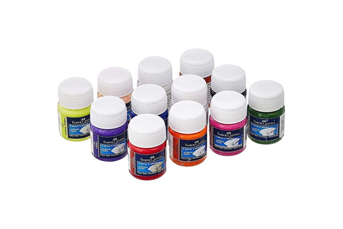Faber-Castell Fabric Acrylic Paint Set