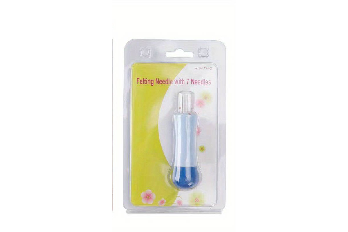 Wool Needle Felting Tool with 7 Needles for Crafts - Image 3