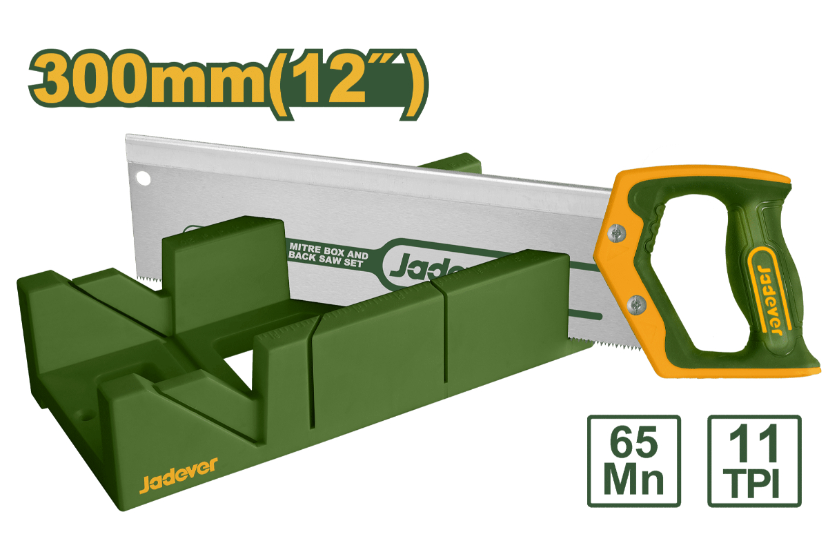 Multi-Angle Mitre Box and Back Saw Set - Precise Cutting