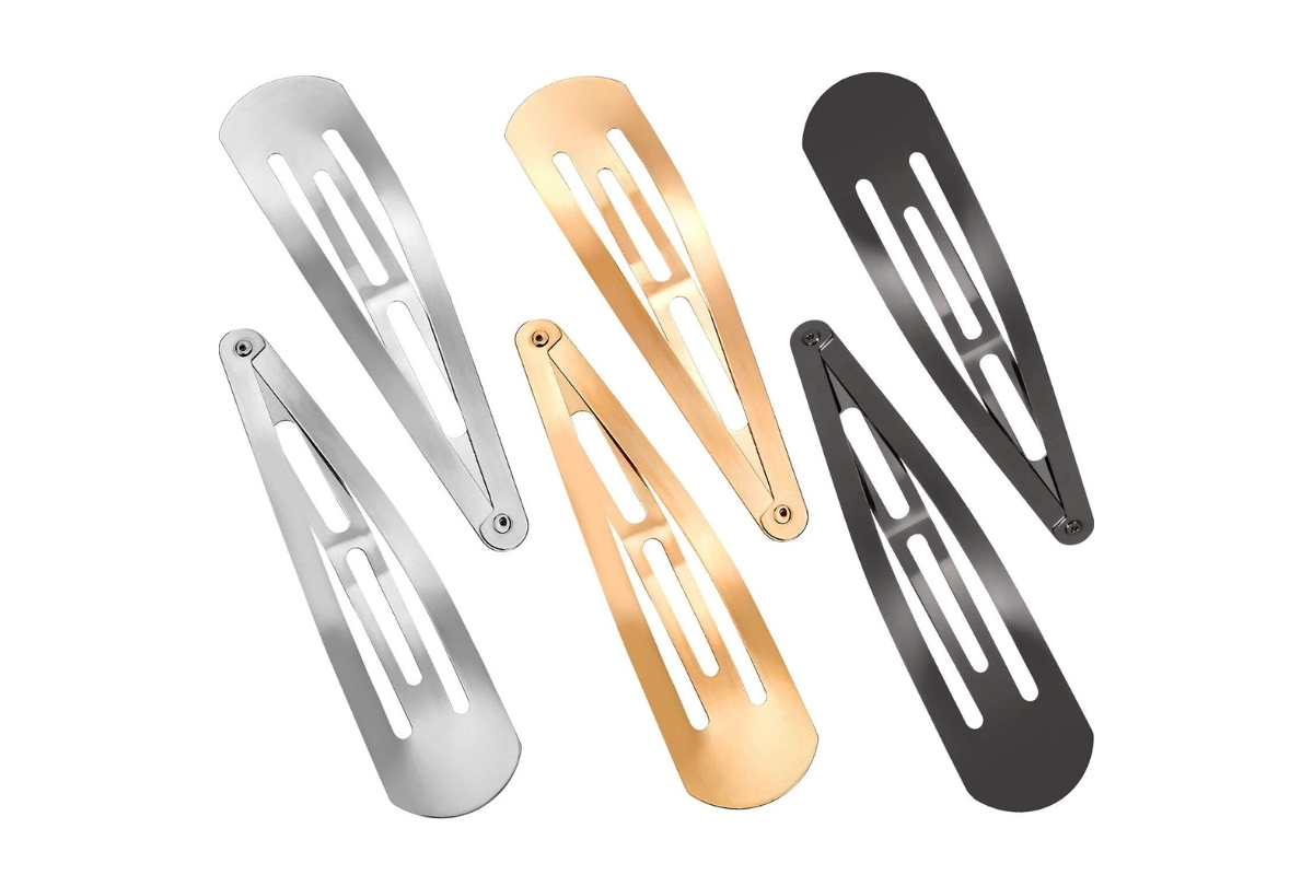 5cm Metal Hair Clips - 10 Pcs
