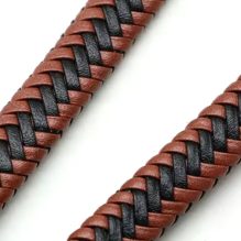5mm Braided Leather Cord