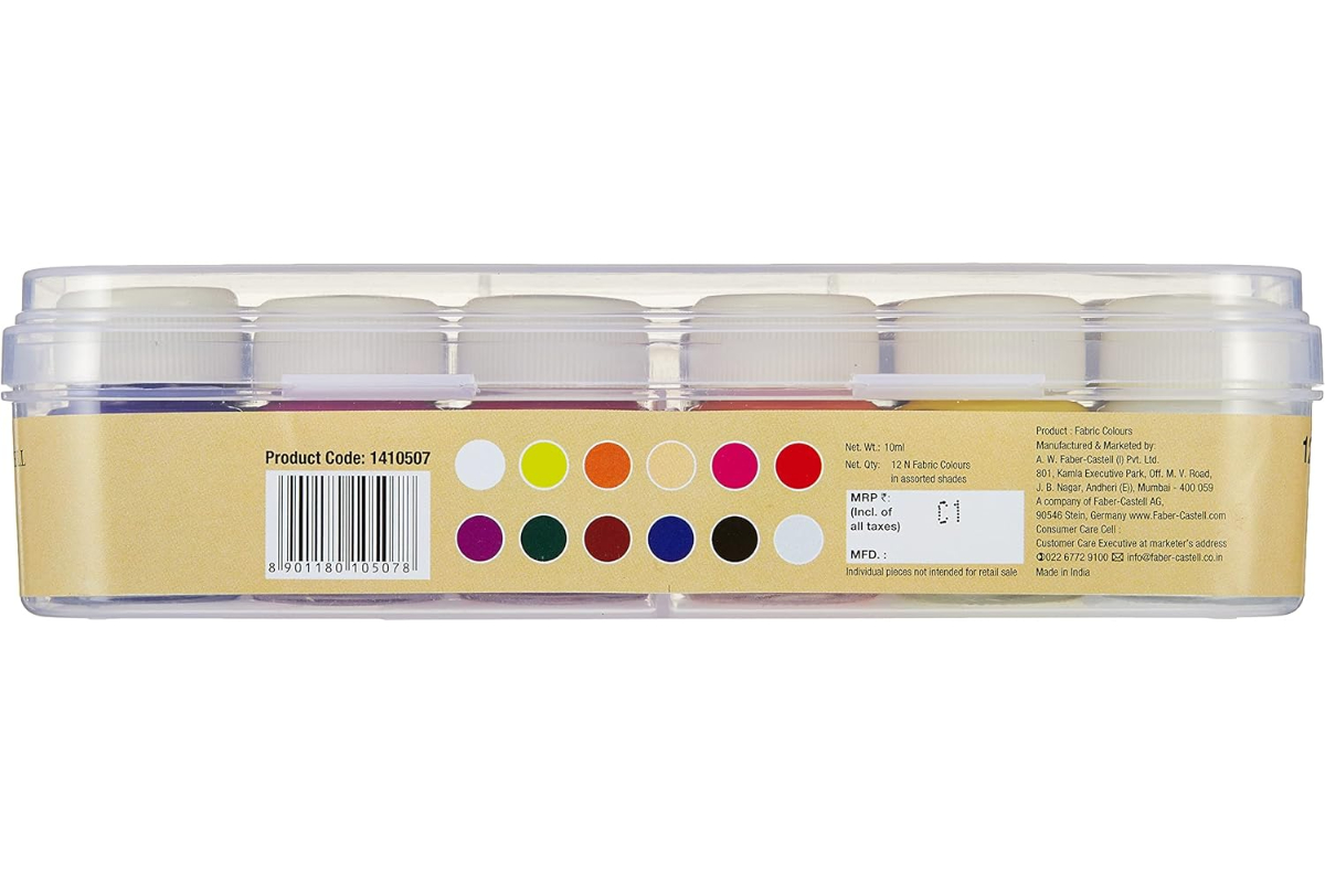 Faber-Castell Fabric Acrylic Paint Set - Image 4