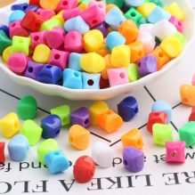 10MM Acrylic Beads for DIY Crafts - Assorted Colors