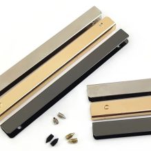 Rectangular Metal Handle for Bags and Wallets