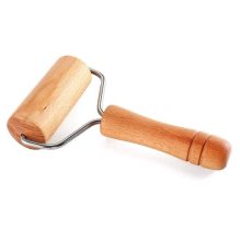 Wooden Hand Roller with Handle