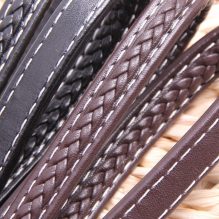 12mm Braided Leather Cord for Bracelet Making
